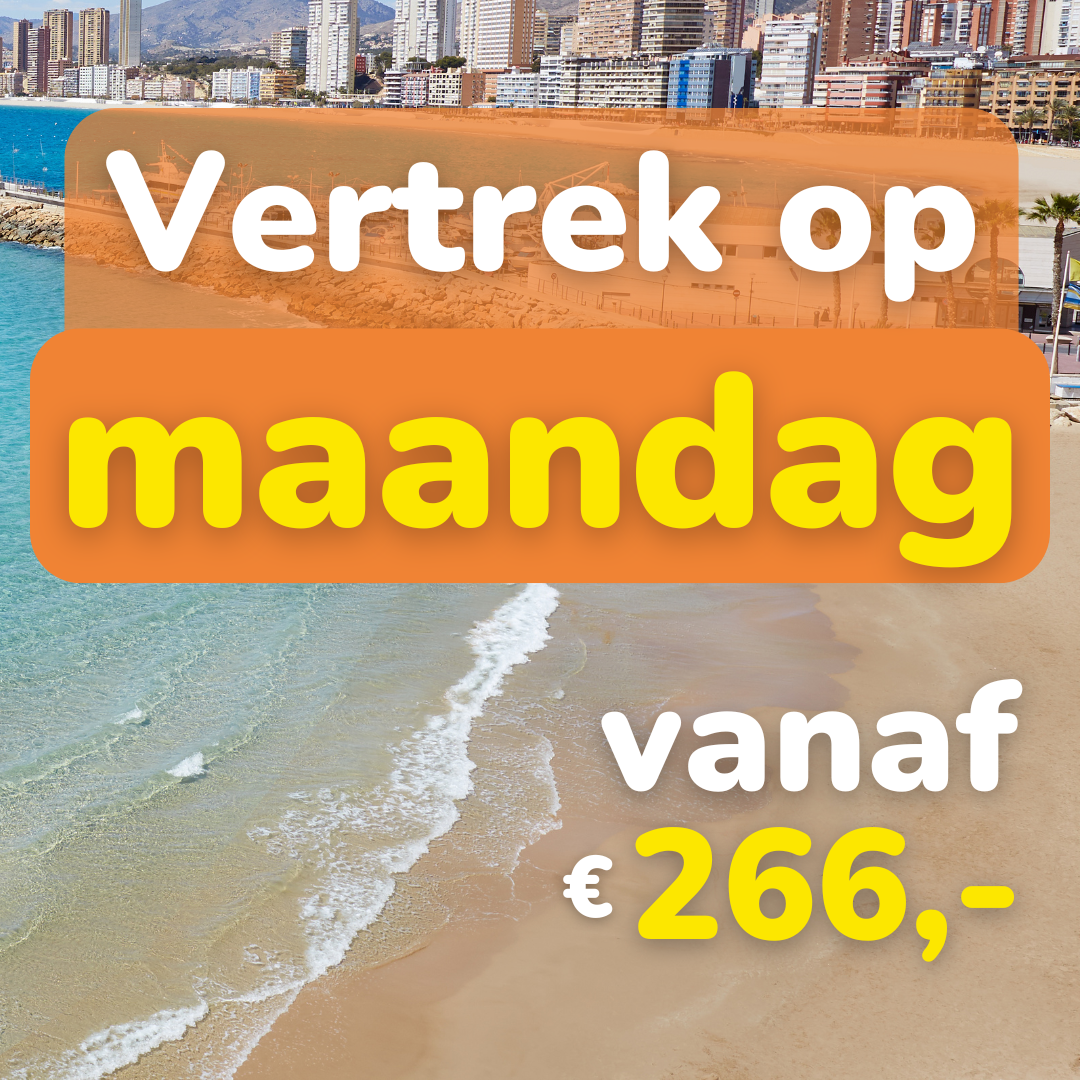 Vertrek op maandag