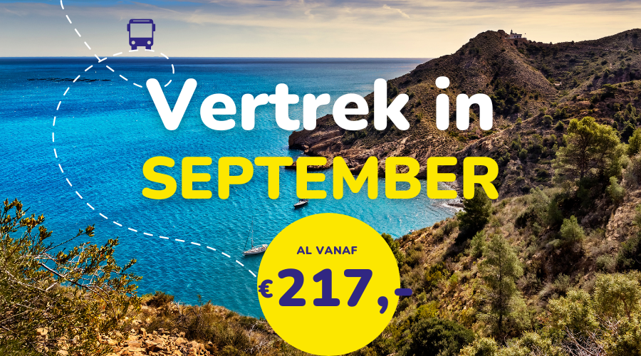 Vertrek in september