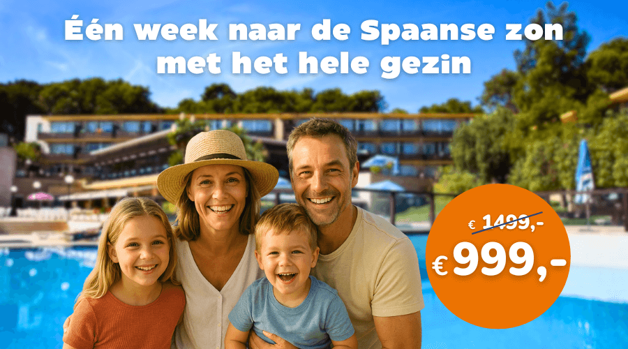 Familie op vakantie